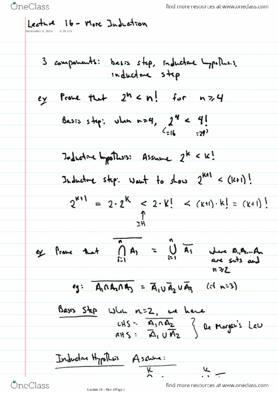 COMP 1805 Lecture 16: Lecture 16 - Nov 4.pdf thumbnail