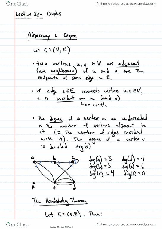 COMP 1805 Lecture 22: Lecture 22 - Nov 25.pdf thumbnail