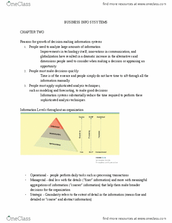 ITM 102 Lecture 2: BUSINESS INFO SYSYTEMS Chapter 2.docx thumbnail