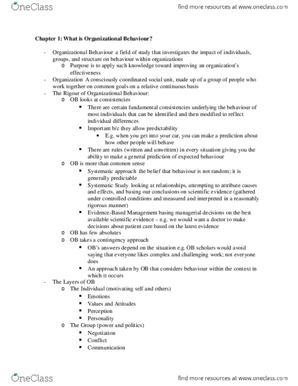 MSCI211 Chapter Notes -Extraversion And Introversion, Stereotype, Satisficing thumbnail