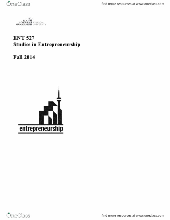 ENT 527 Lecture Notes - Lecture 1: Academic Journal, Social Entrepreneurship, Axa thumbnail