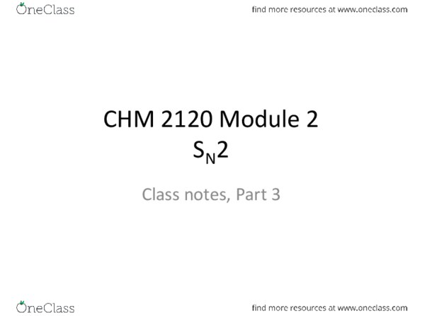 CHM 2120 Lecture Notes - Lecture 4: Weak Base, Stereochemistry, Stereoisomerism thumbnail