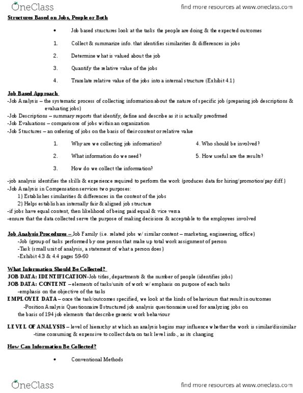 MHR 749 Chapter Notes - Chapter 4: Offshoring, Job Analysis thumbnail