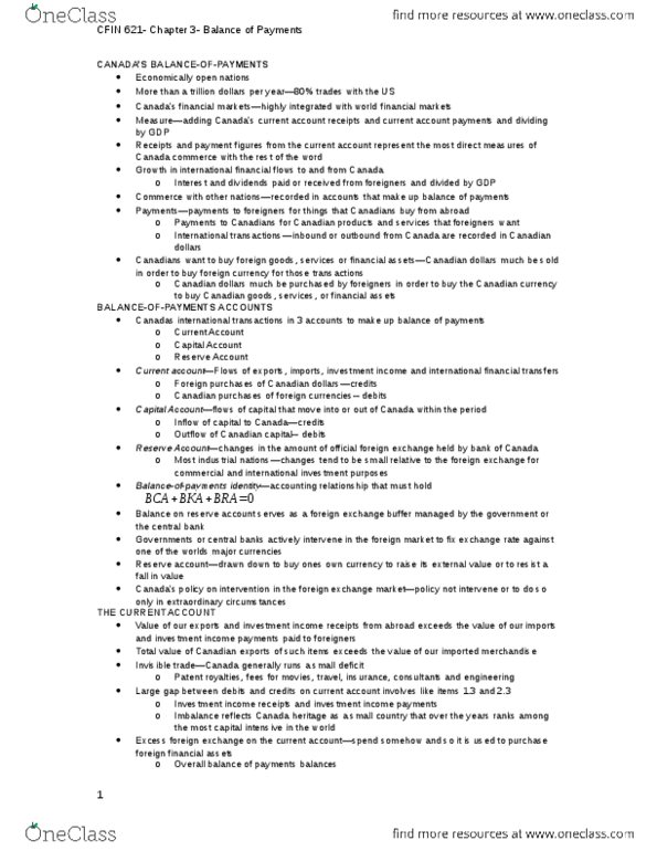 FIN 621 Chapter Notes - Chapter 3: Portfolio Investment, Mccain Foods, Foreign Exchange Risk thumbnail