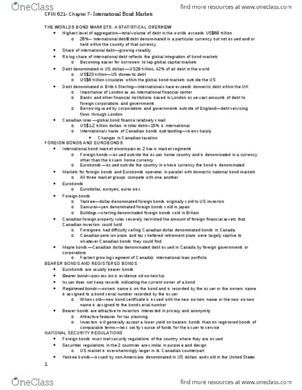 FIN 621 Chapter Notes - Chapter 7: Flight Controller, Eurobank Ergasias, Comparative Advantage thumbnail