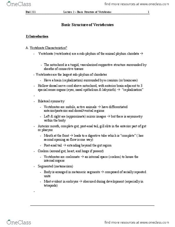 BIOL211 Lecture Notes - Lecture 2: Adrenal Gland, Elastin, Dentin thumbnail