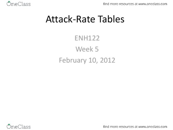 ENH 122 Lecture 5: Attack-Rate Tables.pdf thumbnail
