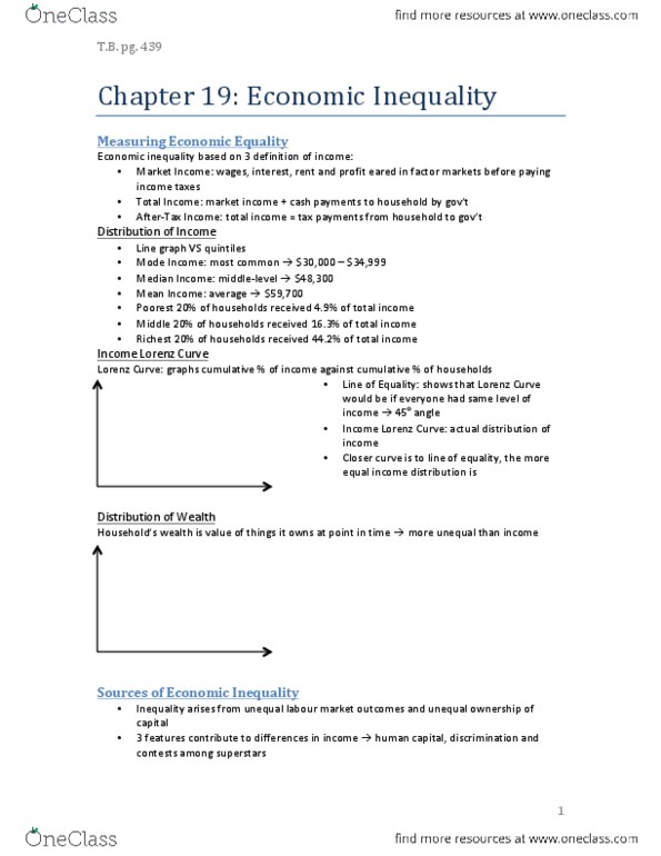 Economics 1021A/B Chapter Notes - Chapter 19: Information Technology, Old Age Security, Lorenz Curve thumbnail