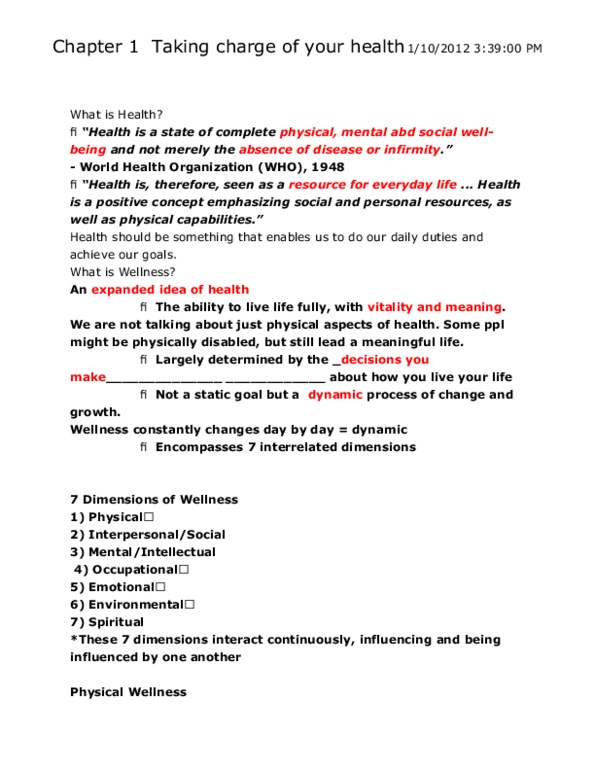 Health Sciences 1001A/B Lecture Notes - Communication, Population Health, Smoking Cessation thumbnail