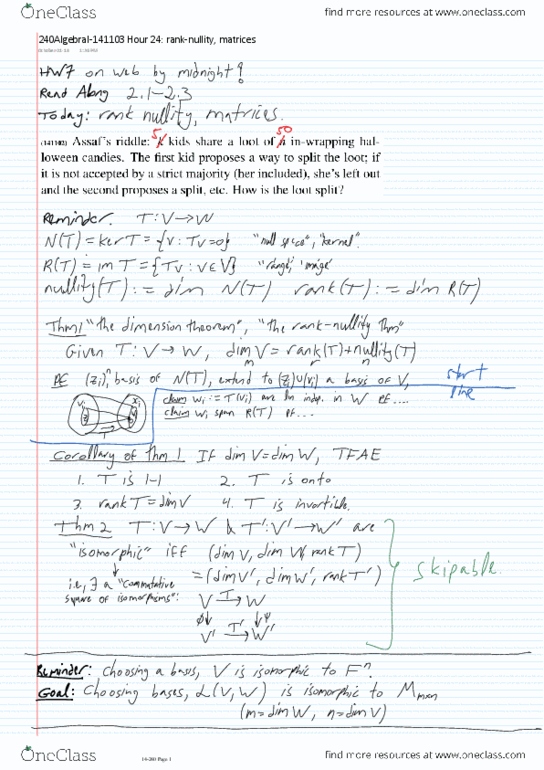 MAT240H1 Lecture 16: 240AlgebraI-141103_Hour_24-_rank-nullity,_matrices.pdf thumbnail