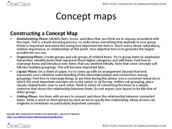 HTHSCI 1PA3 Lecture Notes - Lecture 14: Concept Map, Brainstorming, Diarrhea thumbnail