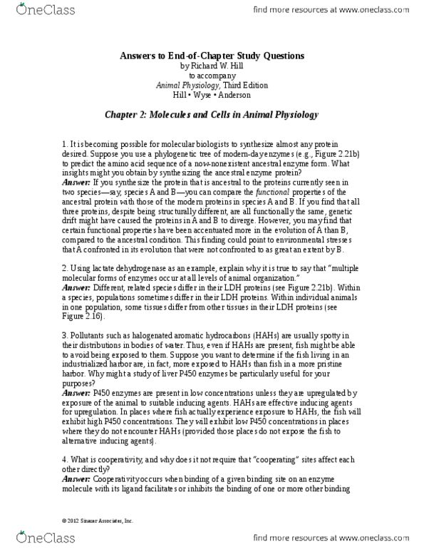BIOB34H3 Chapter Notes -Lactate Dehydrogenase, Phylogenetic Tree, Genetic Drift thumbnail