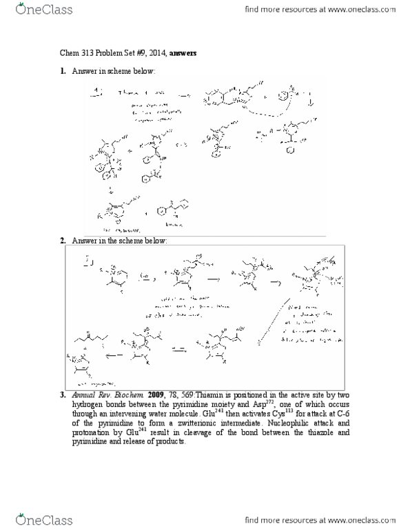 CHEM 313 Chapter Notes -Thiazole, Pyrimidine, Protonation thumbnail