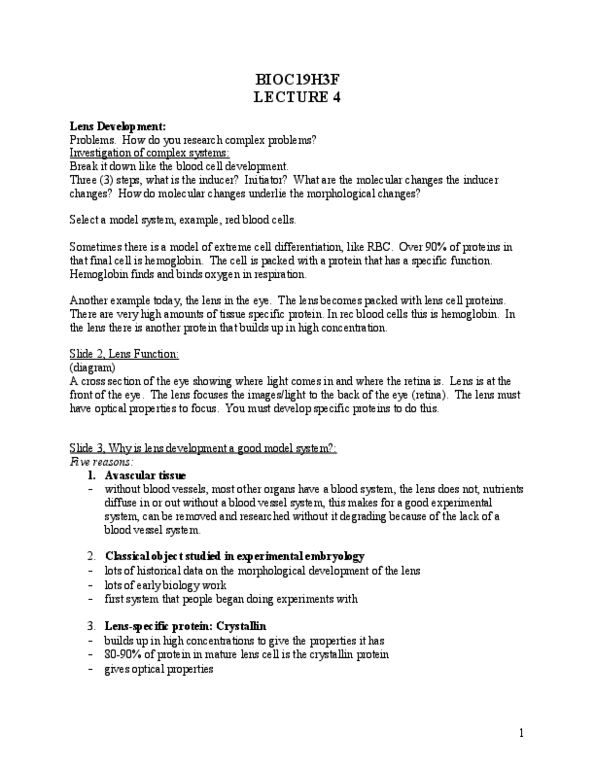 BIOC19H3 Lecture 4: Lecture 4 Notes thumbnail