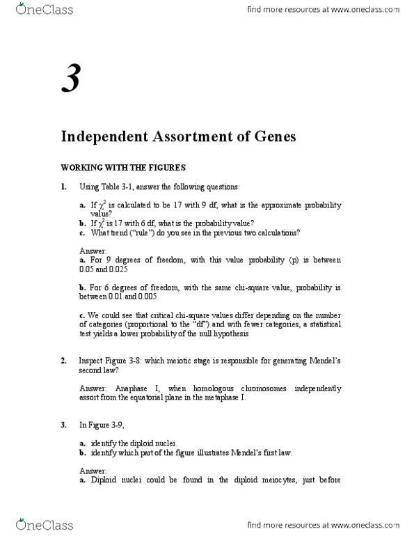 BIOL 202 Chapter Notes - Chapter 3: Analog Science Fiction And Fact, Mitochondrial Disease, Punnett Square thumbnail