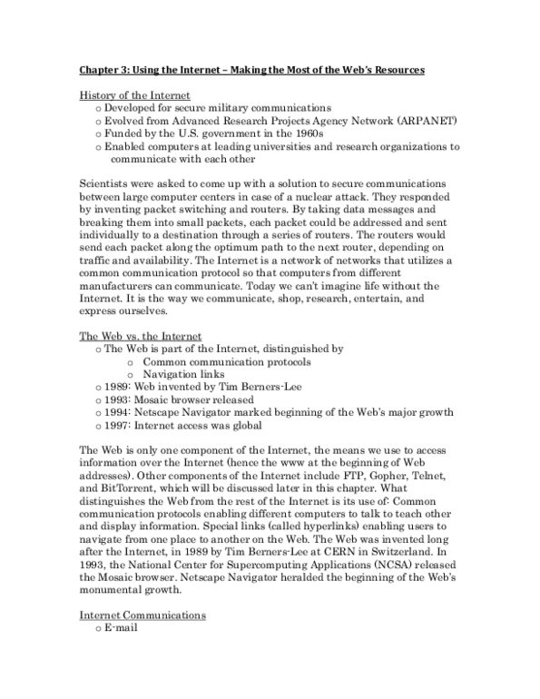 CIS 1000 Chapter Notes - Chapter 3: Stumbleupon, Technorati thumbnail