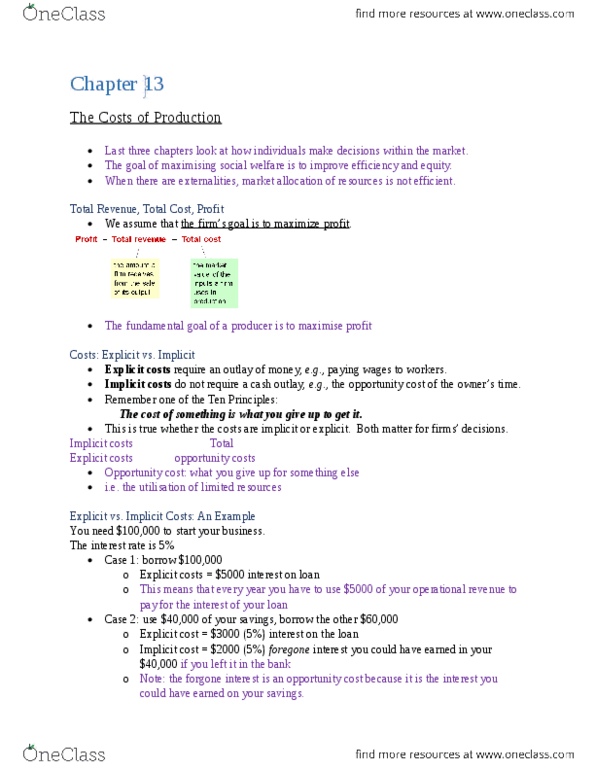 ECO 1104 Lecture Notes - Lecture 22: De Beers, Demand Curve, Average Variable Cost thumbnail