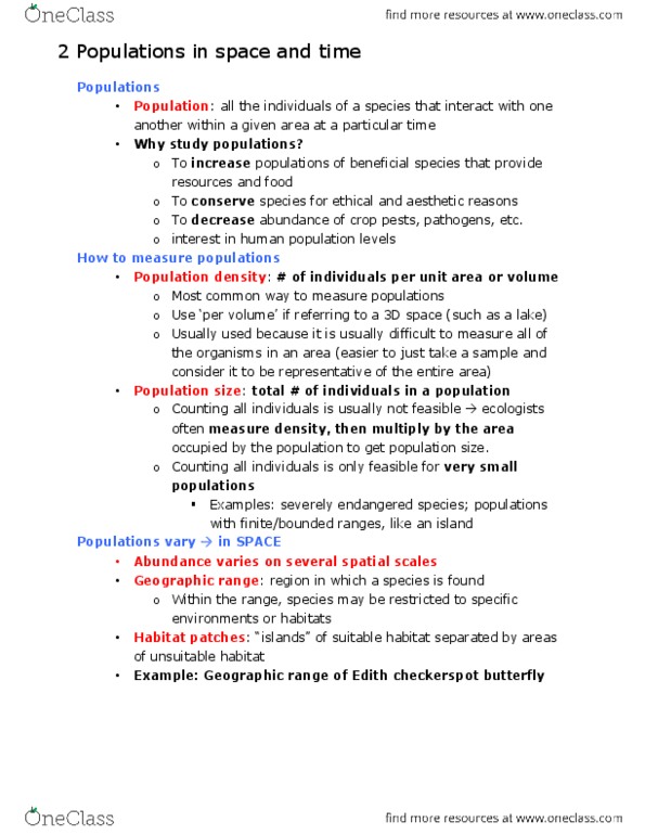 LIFESCI 1 Lecture Notes - Lecture 14: California Tiger Salamander, Homeostasis, Ground Squirrel thumbnail