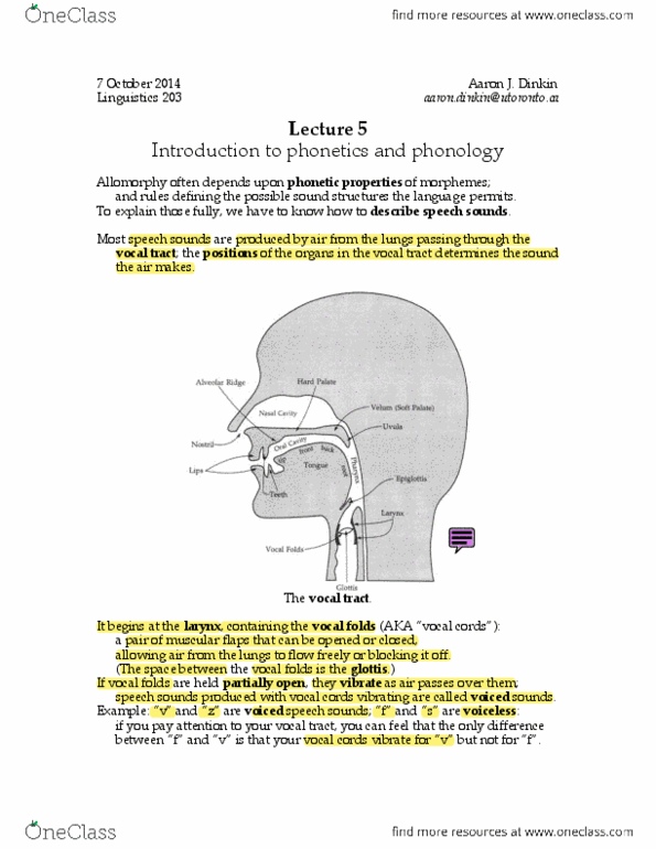 LIN203H1 Lecture 5: lec5.pdf thumbnail