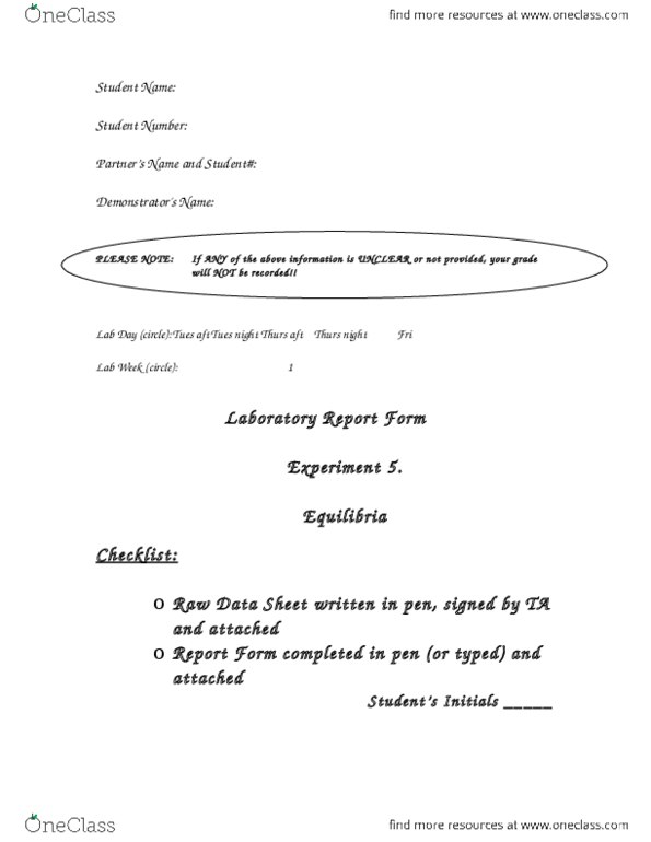 CHM 1311 Lecture Notes - Lecture 1: Nitric Acid, Ammonia, Silver Nitrate thumbnail