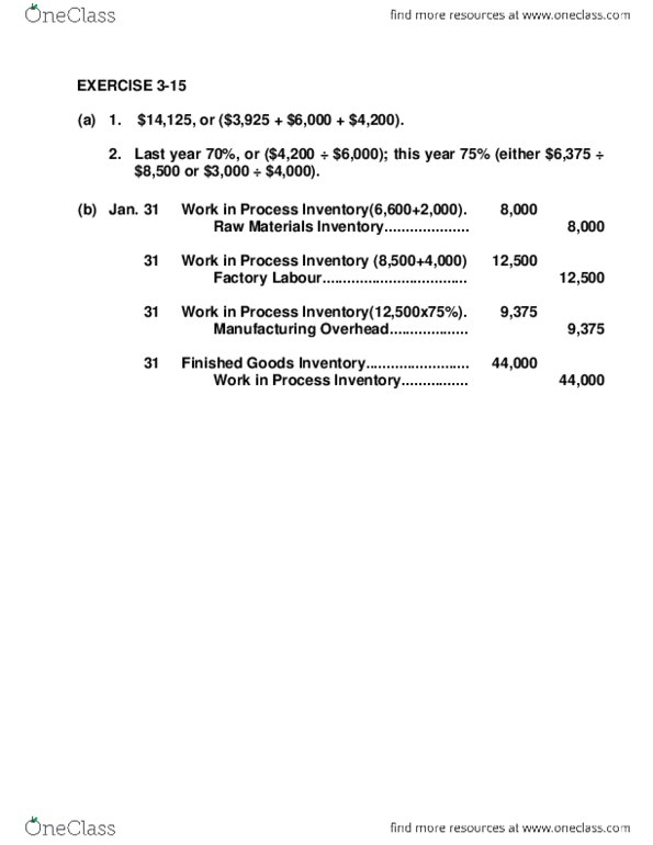 COMM 305 Chapter Notes - Chapter 3: Finished Good, Income Statement, Gross Profit thumbnail