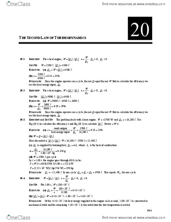 PHYSICS 135 Chapter Notes - Chapter 20: Electrical Energy, Phase Transition, The Cw Plus thumbnail
