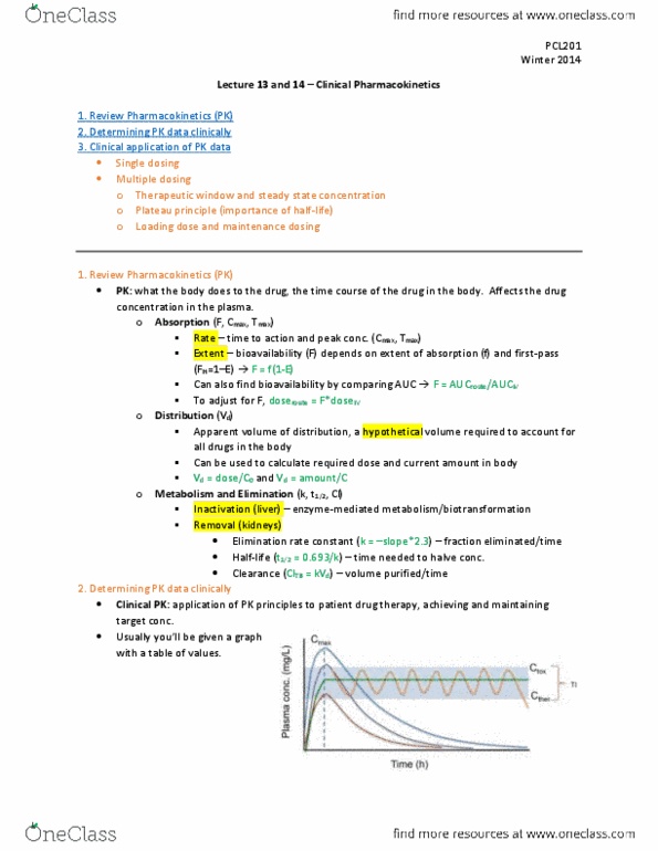 PCL102H1 Lecture Notes - Lecture 13: Factor V Leiden, Meningitis, Cyclophosphamide thumbnail