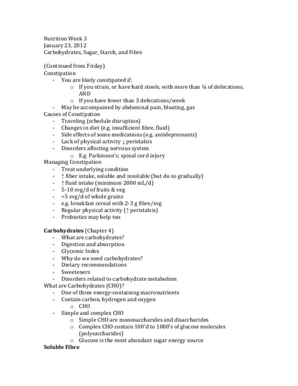 NUTR 1010 Lecture 3: Week 3's lecture notes for al 3 classes thumbnail