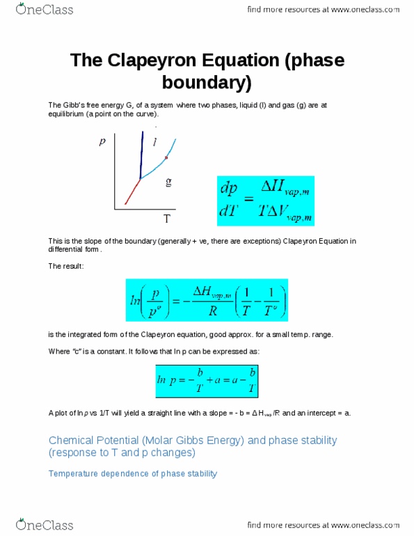 Chemistry 2214A/B Lecture Notes - Lecture 17: Molar Volume, Indium Phosphide, Phase Transition thumbnail