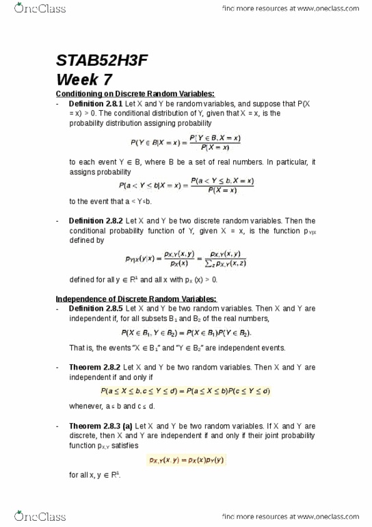 STAB52H3 Lecture Notes - Lecture 7: Er1 Electric Trainset, Absolute Continuity, Probability Distribution thumbnail