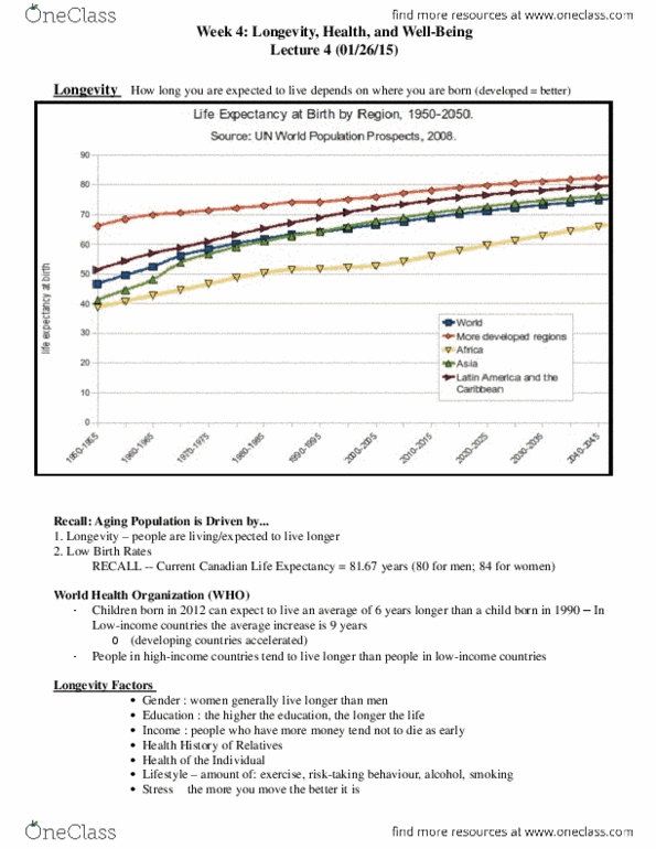 PSYC 3490 Lecture 4: Lecture 4 - longevity.docx thumbnail