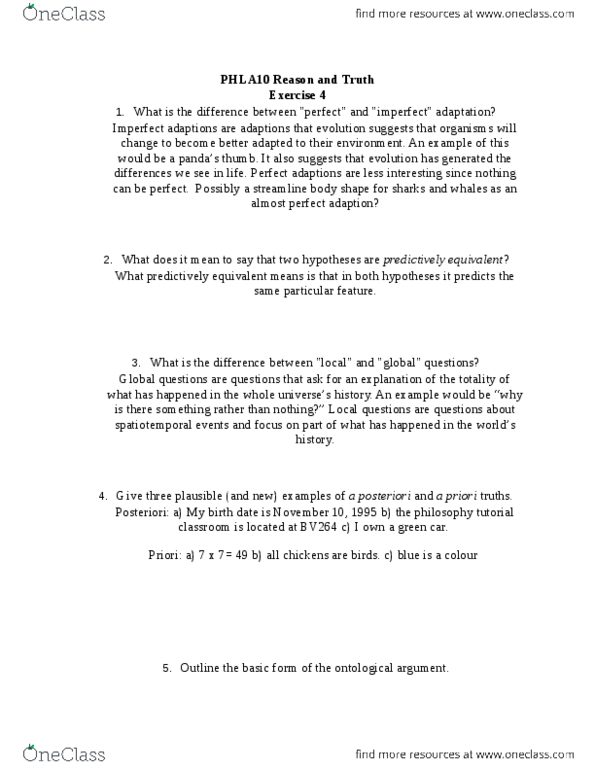 PHLA10H3 Lecture Notes - Lecture 4: Gaunilo Of Marmoutiers, Falsifiability, Ontological Argument thumbnail