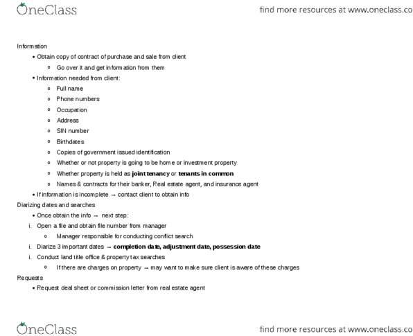 LGST 112 Chapter Notes - Chapter 3: Certified Check, Electrical Contacts, Real Estate Broker thumbnail