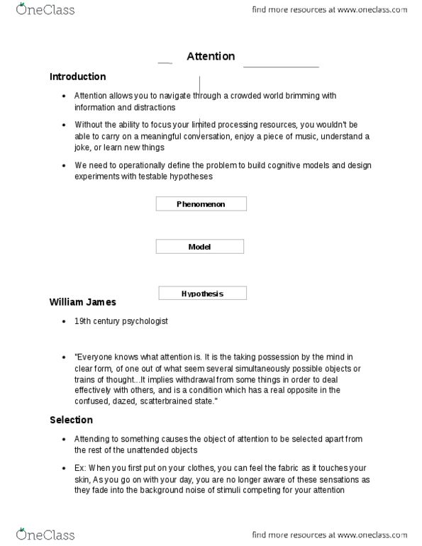 PSYCH 1X03 Lecture Notes - Lecture 1: Emergency Vehicle, Expected Value, Hemispatial Neglect thumbnail