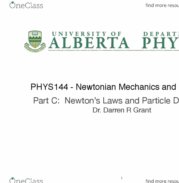 PHYS144 Chapter 3: phys144_partC_NewtonsLaws.pdf thumbnail