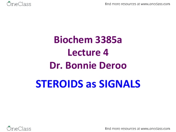 Biochemistry 3386B Lecture 4: Deroo Lecture 4 Notes thumbnail