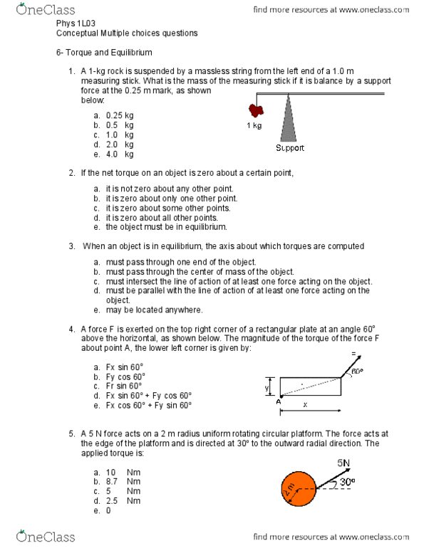 PHYSICS 1L03 Lecture 6: 6-Torque.pdf thumbnail