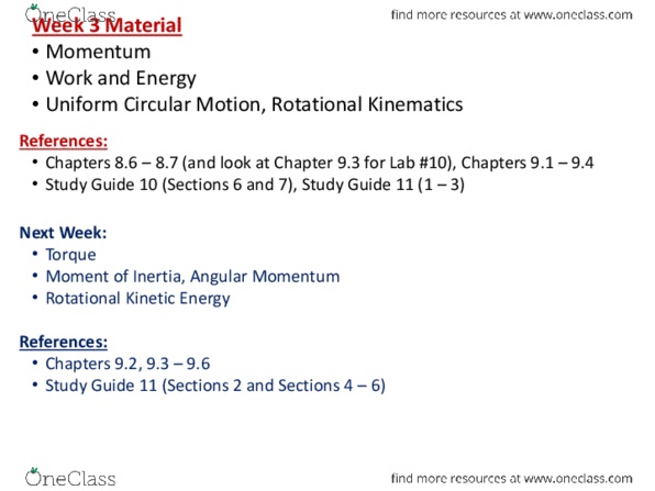 PHYS 1080 Lecture Notes - Lecture 3: Friction, Fictitious Force, Dimensionless Quantity thumbnail