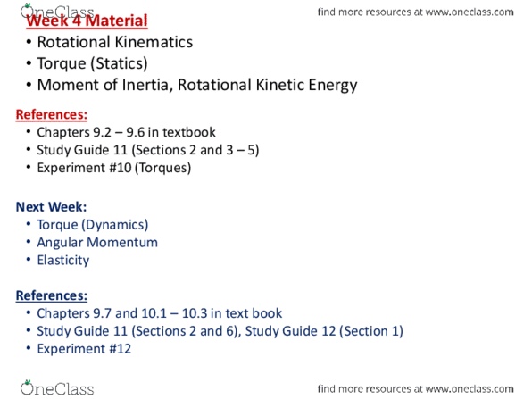 PHYS 1080 Lecture Notes - Lecture 4: Rolling Resistance, Frisbee, Justin Bieber thumbnail