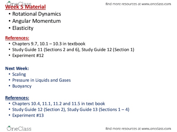 PHYS 1080 Lecture Notes - Lecture 5: Ultimate Tensile Strength, Silk, Polyethylene thumbnail