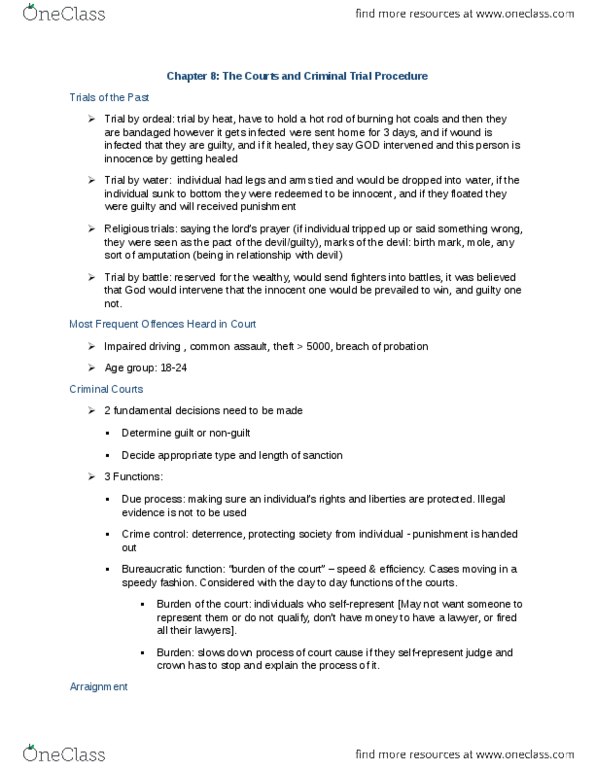 CRM 1300 Lecture Notes - Lecture 13: Hot Rod, Open Court Principle, Henry Morgentaler thumbnail