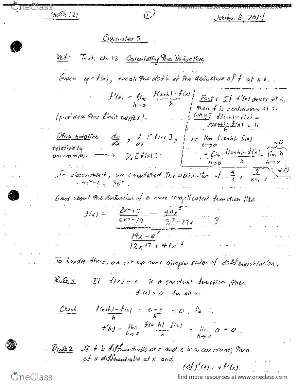 MATH 122 Lecture Notes - Lecture 5: Coulomb, Glossary Of Ancient Roman Religion, The Tangent thumbnail
