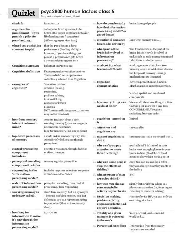 PSYC 2800 Lecture Notes - Lecture 5: Decision-Making, Sensory System, Standard Deviation thumbnail