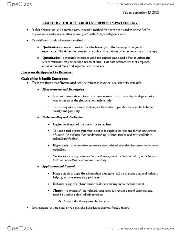 PSY100Y5 Lecture Notes - Lecture 2: Confounding, Central Tendency, Descriptive Statistics thumbnail