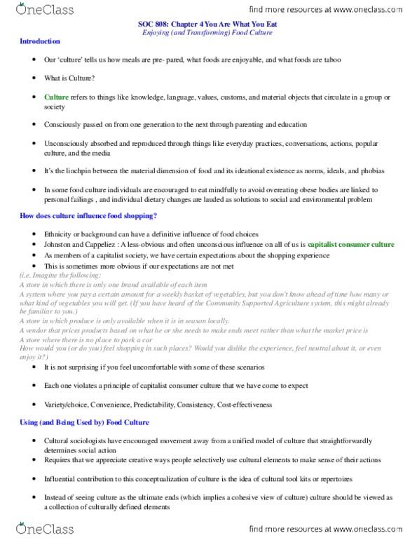 SOC 808 Chapter Notes - Chapter 4: Asthma, Rheumatism thumbnail