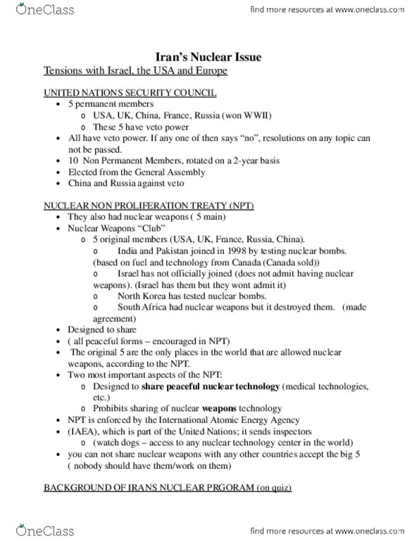 GMS 400 Lecture 3: Iran’s Nuclear Issue lecture 3.docx thumbnail