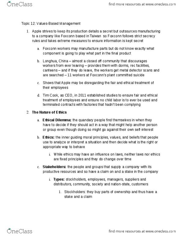 33:620:301 Lecture Notes - Lecture 12: Extreme Measures, Foxconn, Triple Bottom Line thumbnail