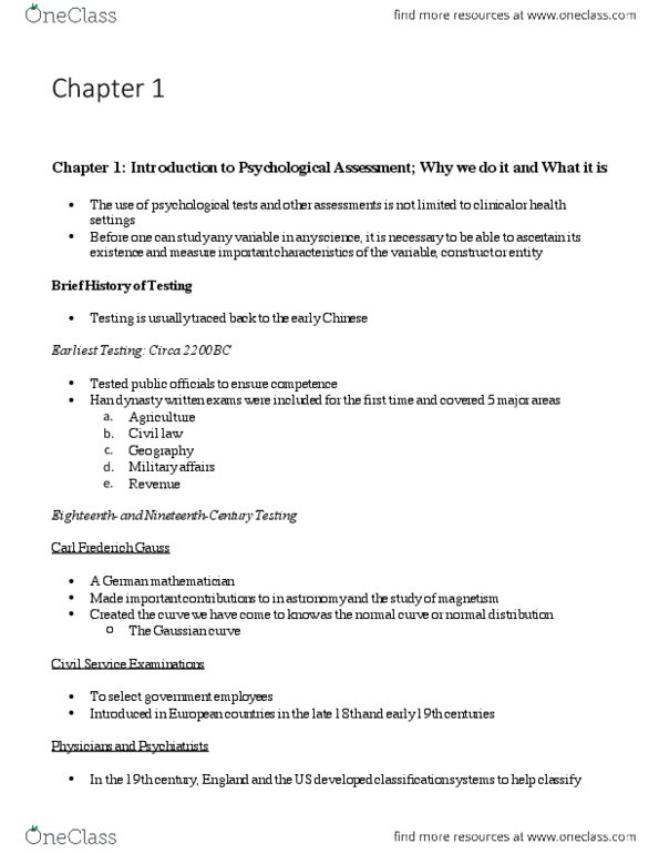 PSYC 406 Chapter 1: Chapter 1.pdf thumbnail