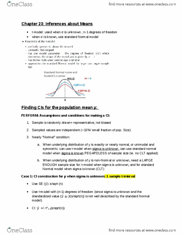 STAT 200 Chapter Notes - Chapter 23: Null Model, Unimodality, Null Hypothesis thumbnail