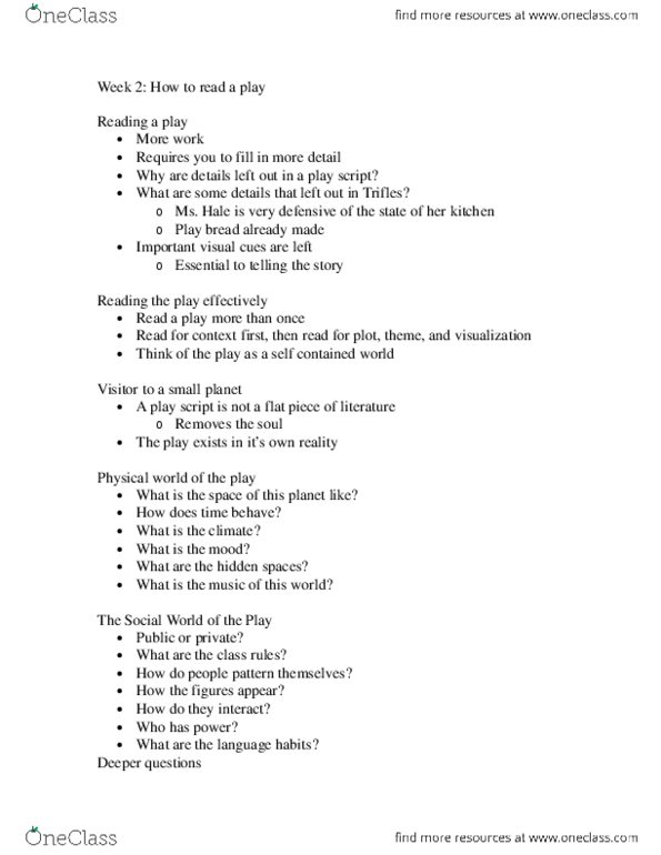 THTR 1020 Lecture Notes - Lecture 2: Peripeteia thumbnail